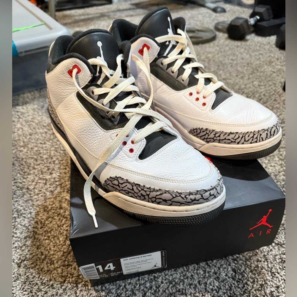 Air Jordan Retro 3 infared 23 size 14